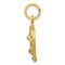 10K Gold Comedy & Tragedy Charm Smile Now Cry Later |A Jewerly 21mm x 16mm